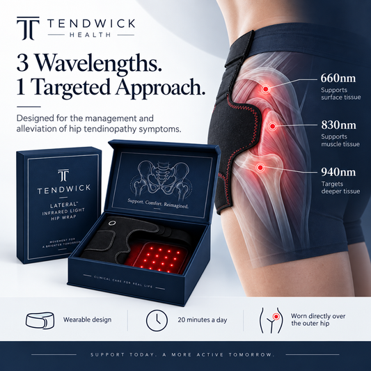 Tendwick Lateral™ Infrared Light Hip Wrap