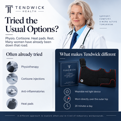 Tendwick Lateral™ Infrared Light Hip Wrap