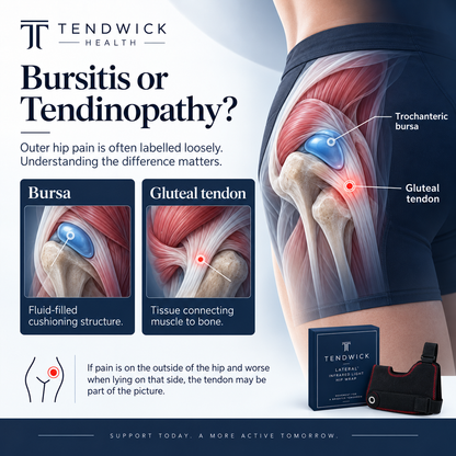 Tendwick Lateral™ Infrared Light Hip Wrap