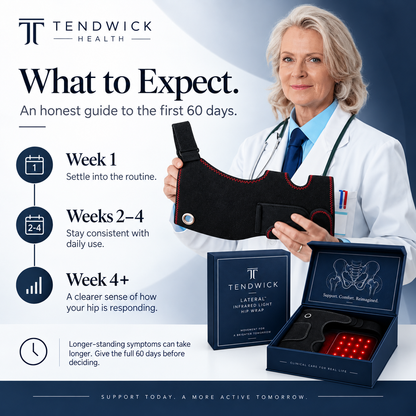 Tendwick Lateral™ Infrared Light Hip Wrap